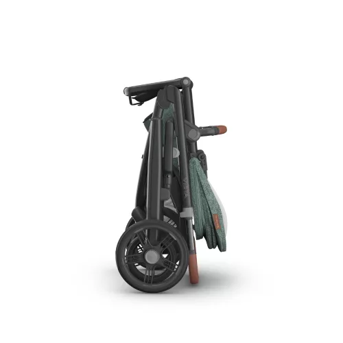 UPPABABY VISTA V3 babakocsi - Gwen Green Mélange, Carbon, Saddle L