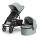 UPPABABY VISTA V3 babakocsi - Kenzi Mystic Aqua, Carbon, Saddle L