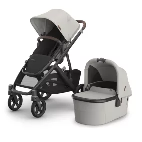  UPPABABY VISTA V3 babakocsi - Savannah Pearl Gray Jacquard, Carbon, Chestnut L