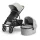 UPPABABY VISTA V3 babakocsi - Savannah Pearl Gray Jacquard, Carbon, Chestnut L
