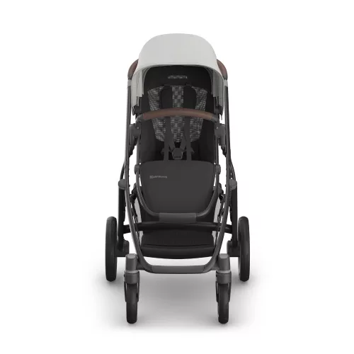 UPPABABY VISTA V3 babakocsi - Savannah Pearl Gray Jacquard, Carbon, Chestnut L