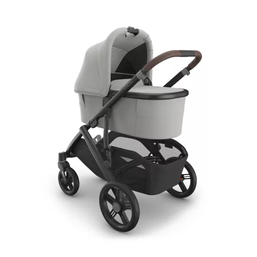 UPPABABY VISTA V3 babakocsi - Savannah Pearl Gray Jacquard, Carbon, Chestnut L