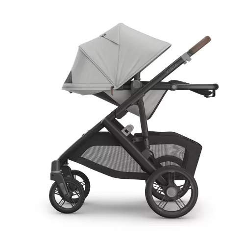 UPPABABY VISTA V3 babakocsi - Savannah Pearl Gray Jacquard, Carbon, Chestnut L