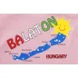 Rövid ujjú baba body Balaton felirattal