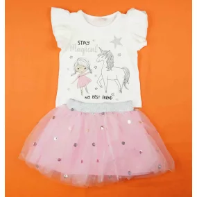 Unikornisos 2 részes lányka szett