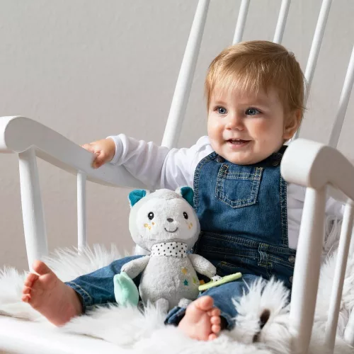 babyFEHN Activity plüss csörgő - Yuki, a cica 28 cm