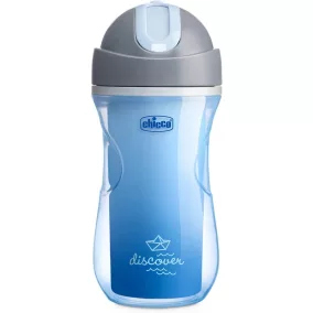 CHICCO Sport termo bögre szívószállal 266 ml kék 14h+