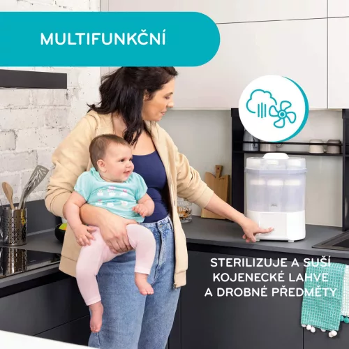 CHICCO Elektromos gőzsterilizáló szárító funkcióval
