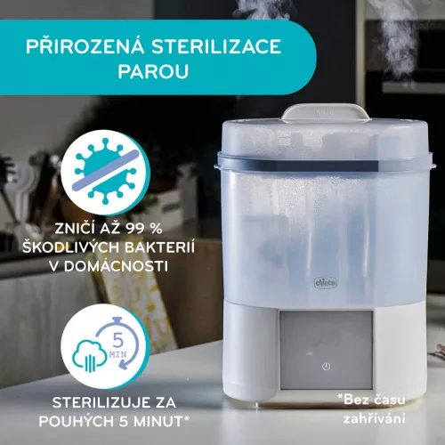 CHICCO Elektromos gőzsterilizáló szárító funkcióval