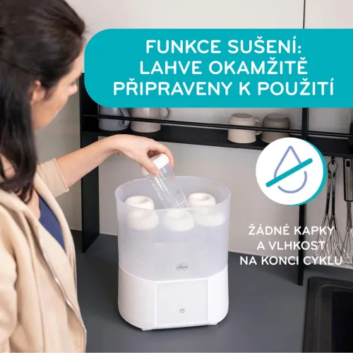 CHICCO Elektromos gőzsterilizáló szárító funkcióval