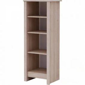   Todi Classic- Keskeny nyitott polcos szekrény (140 cm magas)