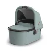 UPPABABY V3 mózeskosár - Kenzi Mystic Aqua, Carbon, Saddle L