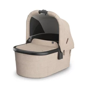   UPPABABY V3 mózeskosár - Liam Oat Mélange, Carbon, Chestnut L