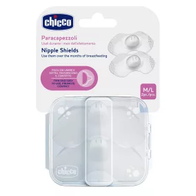 CHICCO SkinToSkin szilikon mellbimbóvédő 2 db M/L