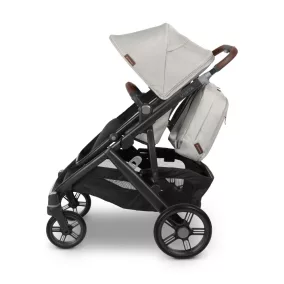   UPPABABY V2 pelenkázó hátizsák - Savannah Pearl Gray Jacquard, Chestnut Leather