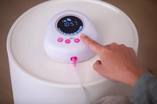 CHICCO Elektromos egykezes mellszívó pink
