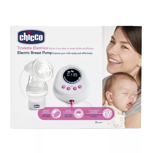 CHICCO Elektromos egykezes mellszívó pink