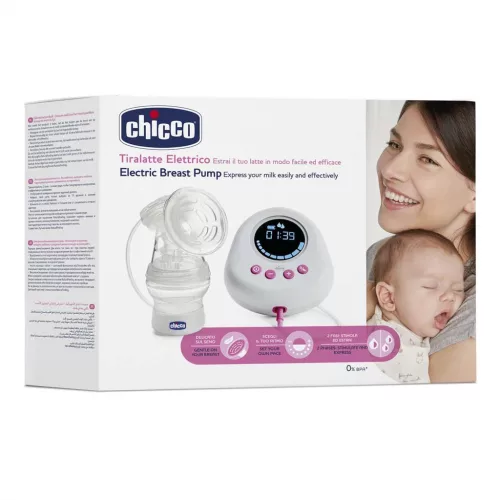 CHICCO Elektromos egykezes mellszívó pink