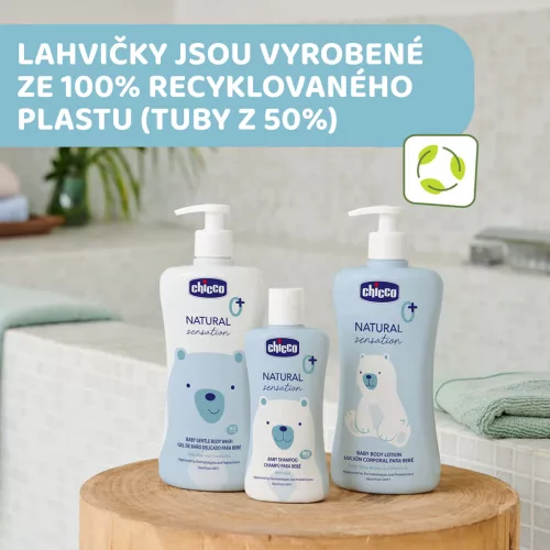 CHICCO Ajándék kozmetikai szett Natural Sensation - Daily Care 0m+