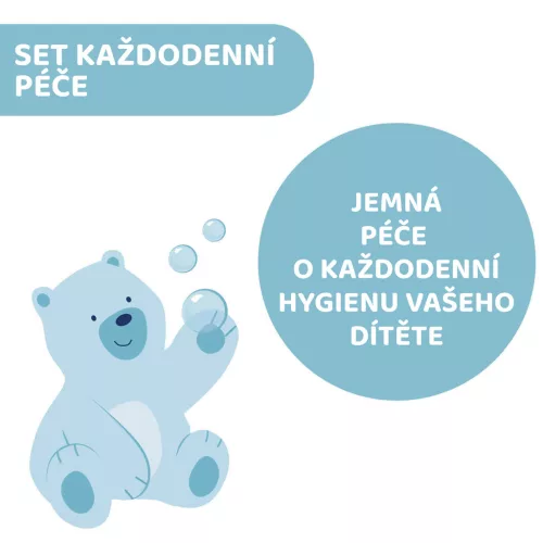 CHICCO Ajándék kozmetikai szett Natural Sensation - Daily Care 0m+