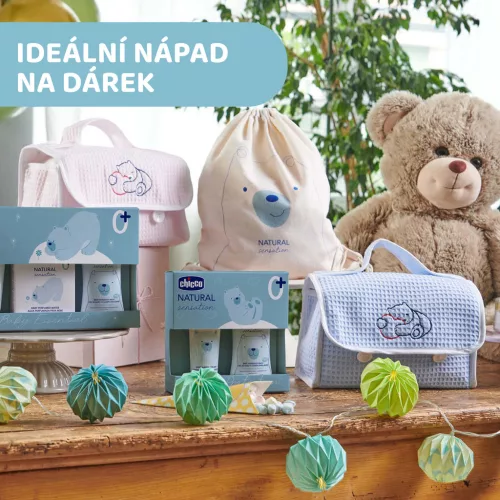 CHICCO Ajándék kozmetikai szett Natural Sensation - Daily Protection 0m+
