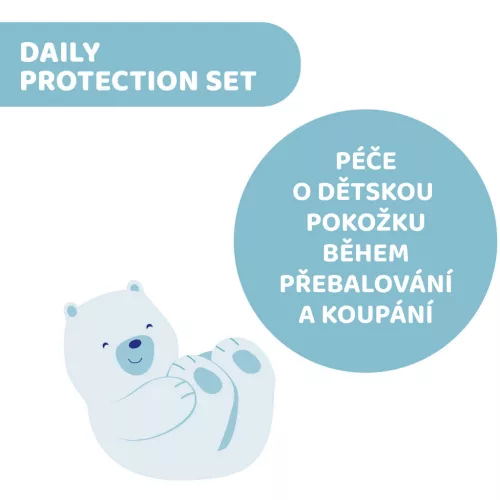 CHICCO Ajándék kozmetikai szett Natural Sensation - Daily Protection 0m+