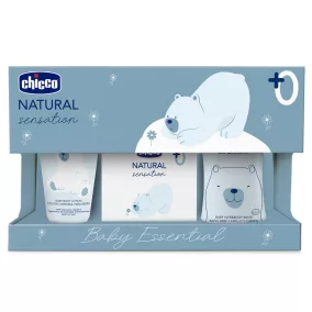   CHICCO Ajándék kozmetikai szett Natural Sensation - Baby Essential 0m+