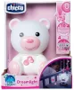 CHICCO Éjszakai zenélő fény Medve rózsaszín 0m+