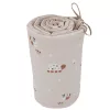 EKO Védő a kiságyba VELVET Bees Beige 180x35 cm