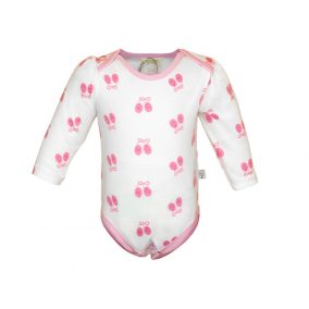 Organikus pamut lány hosszú ujjú kombidressz 74-80