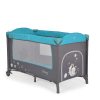 Moni Moni sleepy összecsukható luxus utazóágy 2 szint+pelenkázó+ játék türkiz