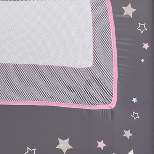 Moni Moni sleepy összecsukható luxus utazóágy 2 szint+pelenkázó+ játék pink