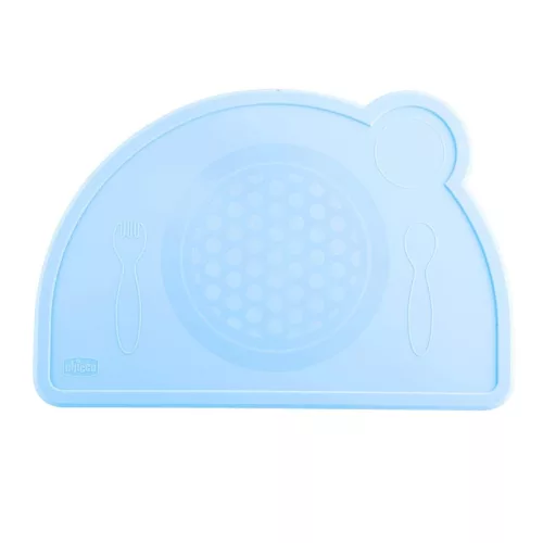 CHICCO Szilikon alátét kékzöld 18h+