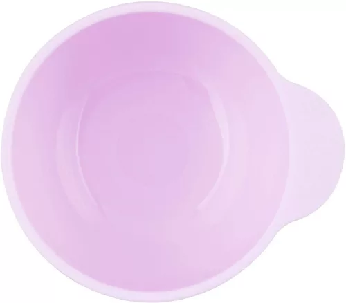 CHICCO Szilikon tányér tapadókoronggal rózsaszín 6h+