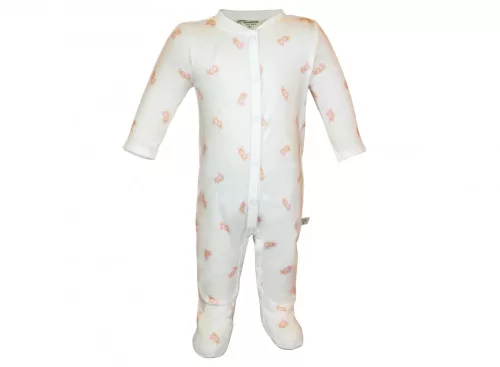 Organikus pamut 3 részes bébi lányka szett nyuszis