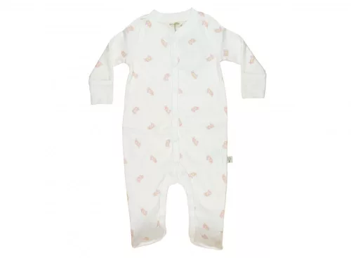 Organikus pamut 3 részes bébi lányka szett nyuszis