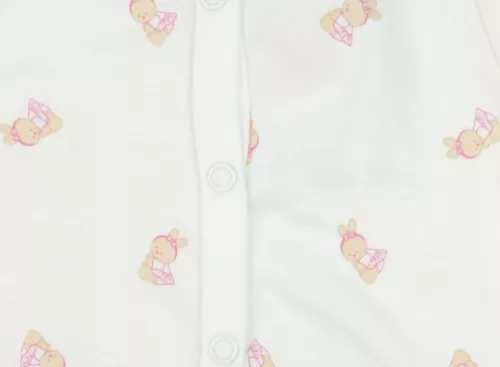 Organikus pamut 3 részes bébi lányka szett nyuszis