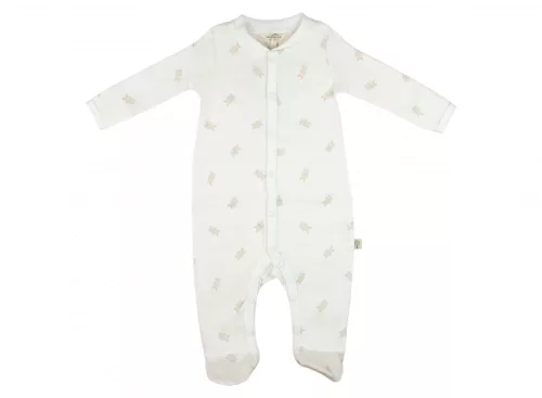 Organikus pamut fiú bébi 3 részes szett nyuszis 62