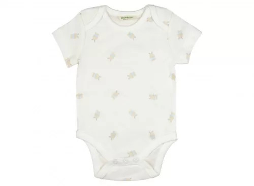 Organikus pamut fiú bébi 3 részes szett nyuszis 62