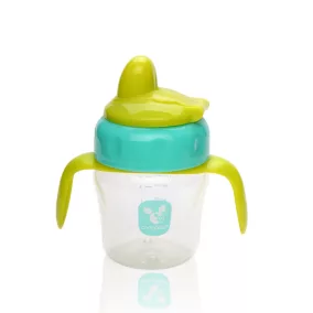 Moni Cup 150ml csőrös itatópohár türkizkék/sárga