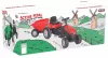 Moni Pilsan traktor pedálos trélerrel 07316 piros