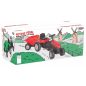 Moni Pilsan traktor pedálos trélerrel 07316 piros
