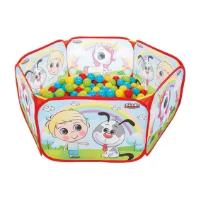 Moni Pilsan összecsukható labdamedence 200 db labdával