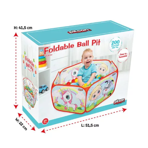 Moni Pilsan összecsukható labdamedence 200 db labdával