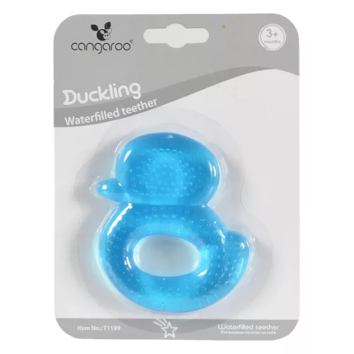 Moni Cangaroo Duck szillikon rágóka kacsa kék