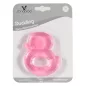 Moni Cangaroo Duck szillikon rágóka kacsa pink