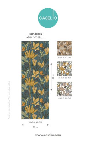 Caselio Explorer design tapéta- khaki