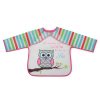 Moni Bib előke hosszú ujjas messy pink