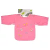 Moni BIB előke hosszú ujjas Piggy PINK
