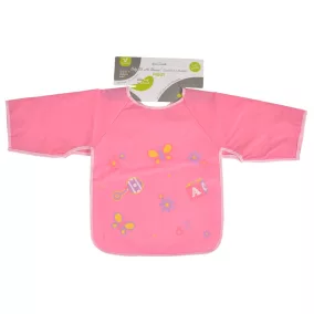 Moni BIB előke hosszú ujjas Piggy PINK